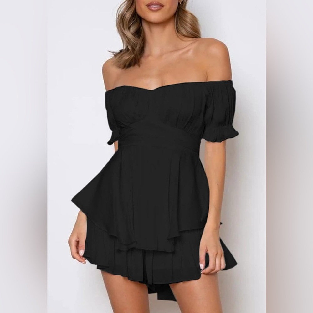 Fixmatti Women Ruffle Rompers - Picture 5 of 11